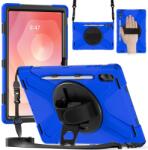  Strapabíró borító kéztartóval és vállpánttal Samsung Galaxy Tab S11 Ultra - kék (6602010212D)