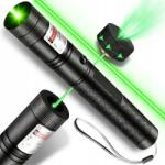 MARWIK Ultra Lézer Erős Indikátor Zöld Nagy Hatótávolság Pointer XXL Prémium Szett (laser wskaźnik laserowy)