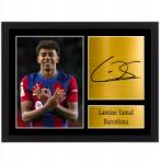 BELATONI Keretezett kép Lamine Yamal Fc Barcelona Spanyolország autogram 30x20 cm (Lamine 30x20 cm)
