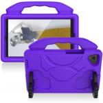  Tartós EVA hüvelykujjas tok markolattal Samsung Galaxy Tab A11/Tab A9 táblagéphez - lila (101224535F)