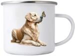  Fehér bögre 380ml képpel - golden retriever (HRNEK-PLECH-80X87-97)