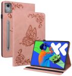  Pillangó táblagép tok Lenovo Idea Tab Pro 12.7 - rózsaszín (6602007378F)