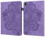  Virágok záródó tok Samsung Galaxy Tab S9 FE/Tab S10 FE - lila (660204021A)