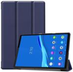  Pozicionáló PU bőr táblagép tok Lenovo Tab M10 Plus TB-X606F/X/V - sötétkék (101803416F)