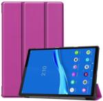  Pozicionáló PU bőr táblagép tok Lenovo Tab M10 Plus TB-X606F/X/V - lila (101803416G)