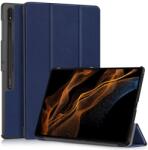  Ügyes záró tok Samsung Galaxy Tab S9 Ultra/Tab S10 Ultra - sötétkék (660203796B)