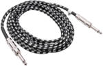 VHBW Gitár Audio Kábel - 6, 35 mm Audio Aljzathoz Kompatibilis, 3 m, Egyenes, Fonott
