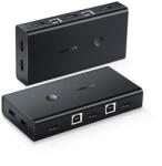UGREEN Switch Switch 3x HDMI, 4K@30Hz, 6x USB, 480Mbps - CM200 (50744) - Black (KF2350637)