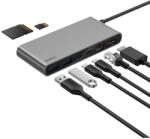 Belkin Docking Station BELKIN Hub USB C 8-in-1 Belkin, 4K la 60 Hz, 100W PD, gri (INC024HQSGY)