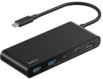 Belkin Docking Station BELKIN Hub USB-C Belkin Connect 7-Port, 2xUSB-A, 2xUSB-C, 1xHDMI, negru (AVC023HQBK)