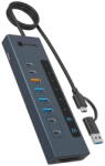 RaidSonic Docking Station Icy Box IB-HUB1742CR-C2PD 11-in-1 HUB mit PD & Cardreader (61159)
