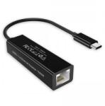 Choetech Cablu adaptor USB Type Type C tata - RJ45 mama retea Gigabit Choetech R01 (HUB-R01)