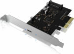 RaidSonic Placa de retea IcyBox PCIe USB-C 3.2 Gen. 2x2 (ib-pci1901-c32)