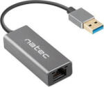 NATEC Placa de retea cu cablu Natec USB 3.0 - RJ-45 1Gb 60 x 24 x 14 mm Gri (nnc-1924)