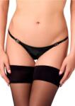  Noir Handmade Powerwetlook Panty with Gold Clasp L