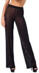 Noir Handmade F374 Onyx Sheer Palazzo Black, M