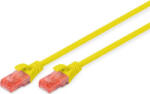 ASSMANN Patch Cord Digitus by Assmann DK-1617-100/Y U/UTP Cat6 10m Yellow (DK-1617-100/Y)