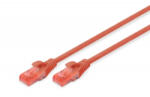 ASSMANN Patch Cord Digitus by Assmann DK-1617-005/R U/UTP Cat6 0.5m Red (DK-1617-005/R)