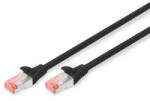 ASSMANN Patch Cord Digitus by Assmann DK-1644-005/BL S/FTP Cat6 0.5m Black (DK-1644-005/BL)