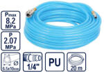 Raider Маркуч за компресор PU 6.5x10мм 20м с бързи връзки 1/4M&F, RAIDER RD-CH02 (089919)