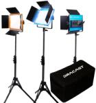 Dracast Kit Iluminare LED 2800K - 8000K Dracast X Series LED500 Bi-Color 3 Light Kit with Nylon Padded Travel Case