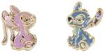 Disney Aranyozott aszimmetrikus fülbevaló Angel and Stitch EF01504YRML. PH