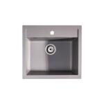 LunArt BASIC Cuki egymedencés gránit mosogató, Light Grey (5999861632121)