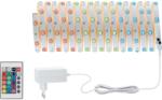 Paulmann 3989 - Bandă LED RGBW dimabilă, 19W, TIP, 10 m, 230V + telecomandă (W4933)