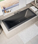 Niagara Wellness Petra lux slim 180×80 matt antracit egyenes kád