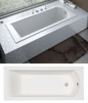 Besco SHEA 160×70 slim egyenes kád