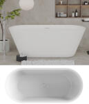 Niagara Wellness LILY matt fehér szabadonálló kád