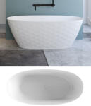 Niagara Wellness KYRA matt fehér szabadonálló kád