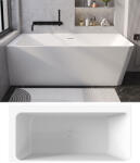Niagara Wellness ILDA-L matt fehér szabadonálló kád