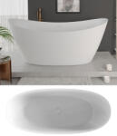 Niagara Wellness LEXIE matt fehér szabadonálló kád