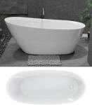 Niagara Wellness LEA fényes fehér szabadonálló kád