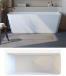 Niagara Wellness GERDA fényes fehér szabadonálló kád