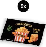  Cinema Time mikrohullámú sütőben fogyasztható pattogatott kukorica prémium cheddar sajttal 5x90g
