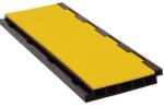 Checkers AMS® kábelátjáró burkolattal, ötcsatornás középrész, 30 x 91 x 5 cm, sárga/fekete
