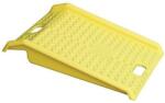 Eagle Hordozható műanyag rámpa Poly Curb Ramp, sárga, 68, 6 x 68, 6 cm