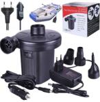 Sternhoff Elektromos Pumpa Matracokhoz, 240/12 V Hálózatról és Szivargyújtóról Működtethető, 400l/perc