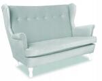  Ari Skandináv Stílusú Karosszékes Kanapé, Nem Átalakítható, Family Furniture, Kék - pepita - 181 148 Ft