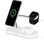 Ttec Stație de încărcare ttec - AirCharger Quattro, Apple 4in1, MagSafe, alb (8694470826882)