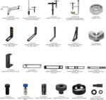 Strong Hand Tools KIT - 122 Accesorii pentru masa de sudura Rhino Cart (TDK6200)