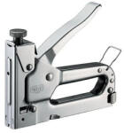 Strend Pro Premium Kézi tűzőgép, szögbelövő, Strend Pro Premium SG610, ezüst, 6-14 mm / 10-12 mm kapocshossz, C / B kapcsokhoz, 10-14 mm szeghossz, acél burkolat, acél mechanika, kárpitos (TC212066)