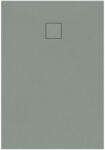 Welland kőhatású zuhanytálca szifonnal 80 x 120 cm - zöld (GT-12080SS) - pepita