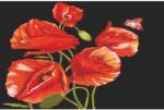 Blueback MAT Pipacs tapéta, piros és fekete, 200 x 150 cm (BBIMG6760)