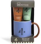 IDC Institute 3 db férfi ápolószer készlet, IDC Institute, kerámia pohárral, 50/50 ml