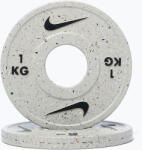 Nike Strength Terhelés Nike Strength Grind Change Plates 2 x 1 kg wolf grey Súlytárcsa
