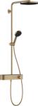 Hansgrohe Pulsify S zuhanyszett Showerpipe 260, 1 jet EcoSmart, Showertablet Select 400, szálcsiszolt bronz (HG-24221140)