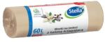 Stella szemeteszsák, 60L, 10 db, barna színű, szakadásálló, zárószalaggal, Vanília latte illattal